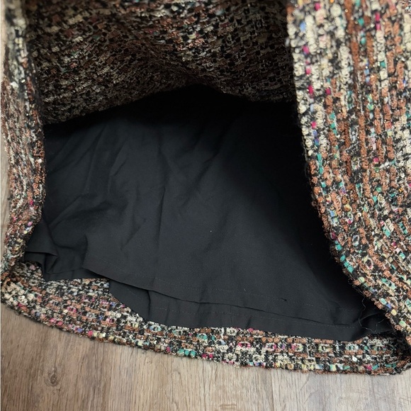 Ann Taylor • Tweed Sequin Metallic A Line Skirt - Picture 10 of 13